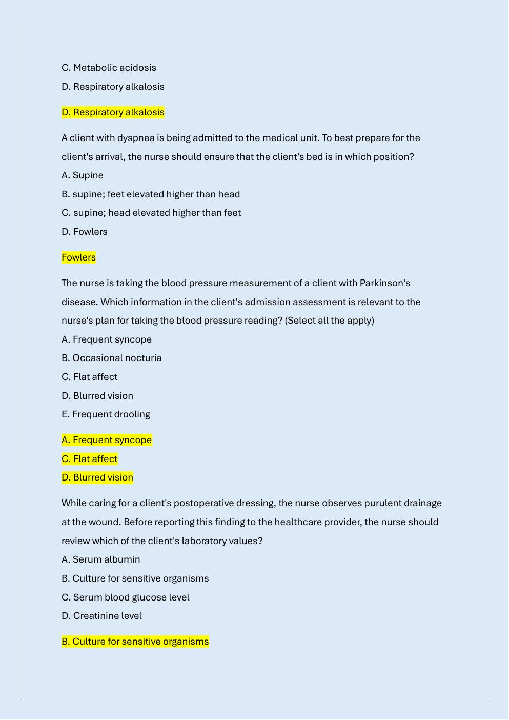 Preview page 3 of RN EXIT HESI EXAM REVIEW /RN HESI EXIT  EXAM PRATICE