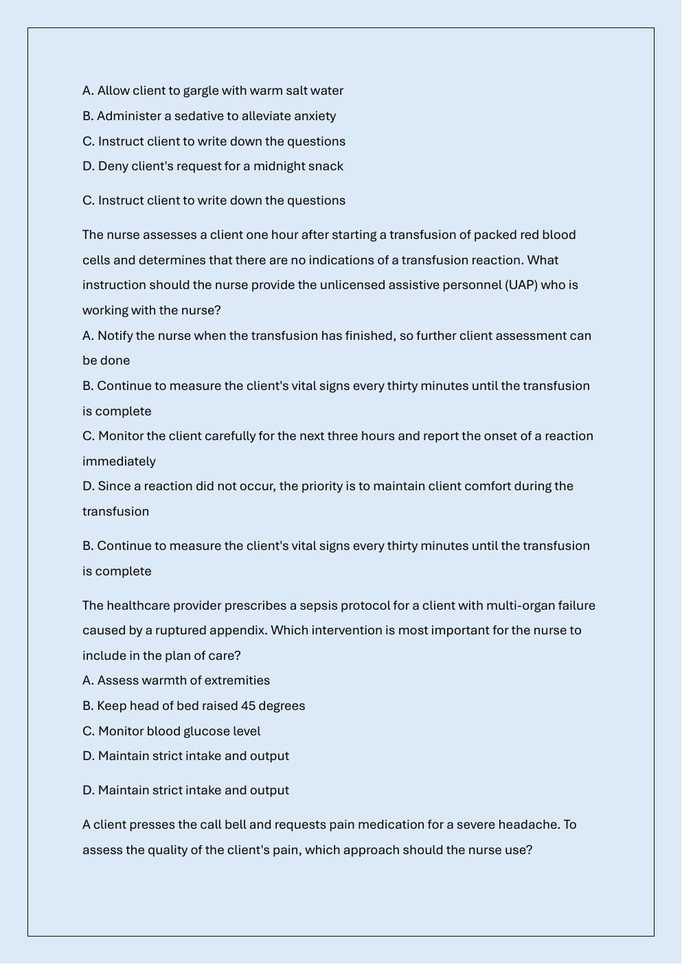 Preview page 7 of RN EXIT HESI EXAM REVIEW /RN HESI EXIT  EXAM PRATICE