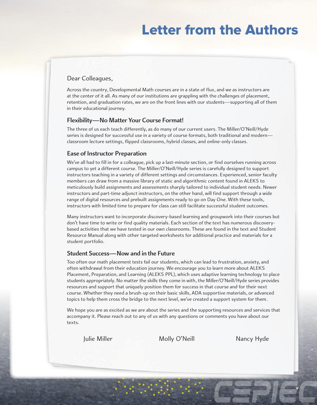 Preview page 6 of ISE Intermediate Algebra 6th Edition By Julie Miller, Molly O'Neill, Nancy Hyde