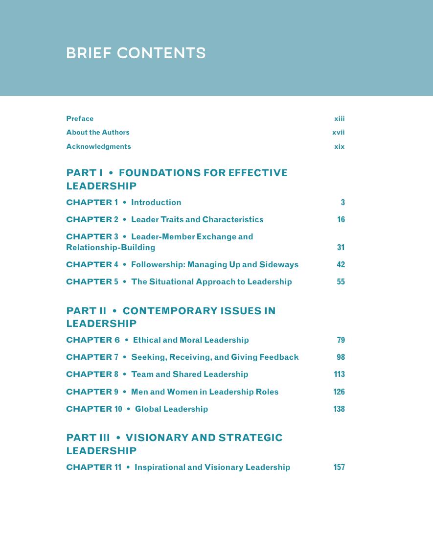 Preview page 5 of Leadership for Organizations 1st Interactive Edition By David Waldman, Charles O'Reilly