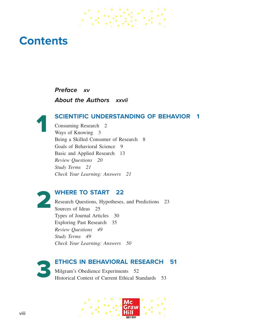 Preview page 9 of Methods in Behavioral Research 15th Edition By Paul Cozby, Scott Bates