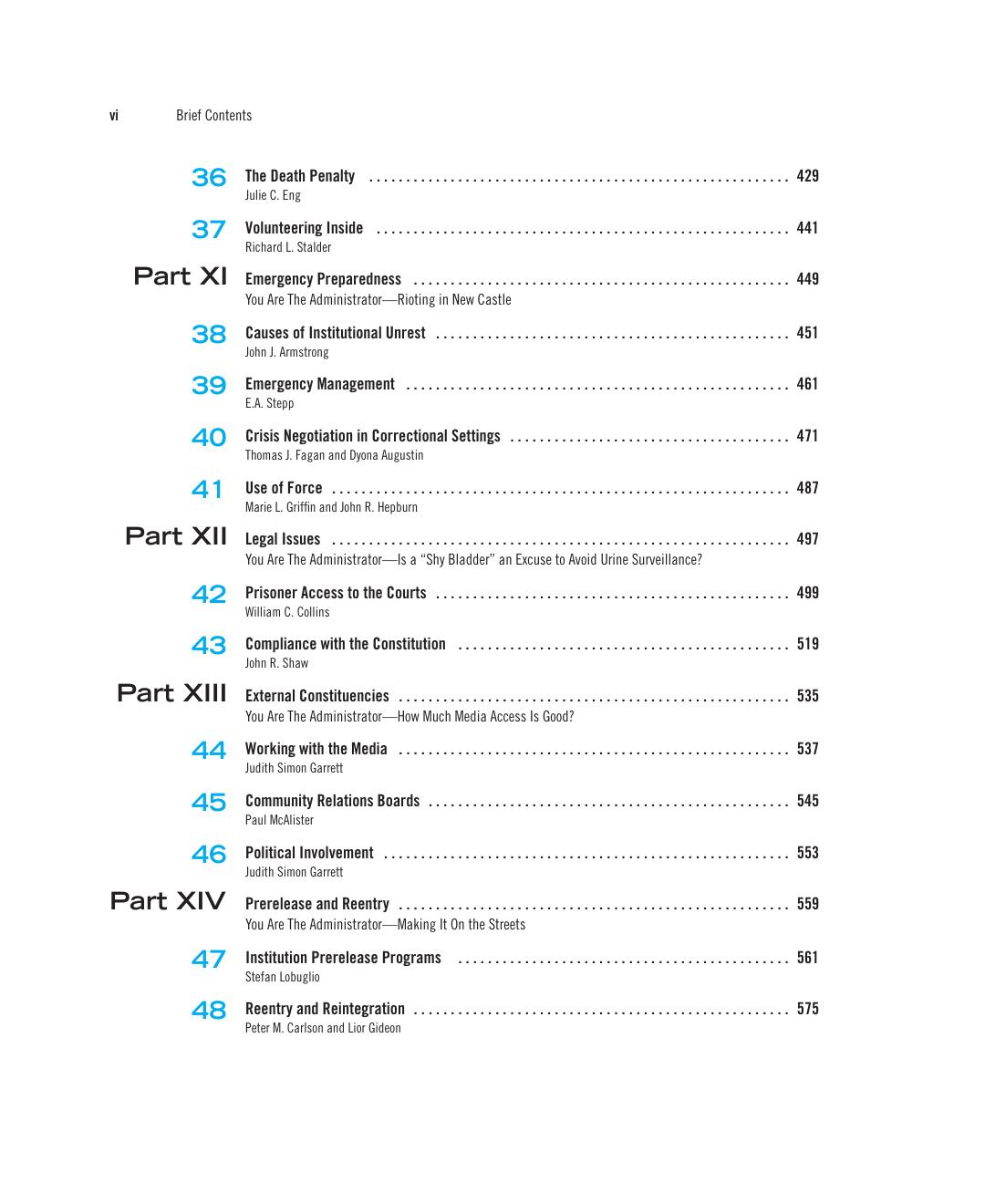 Preview page 7 of Prison and Jail Administration 3rd Edition By Peter Carlson