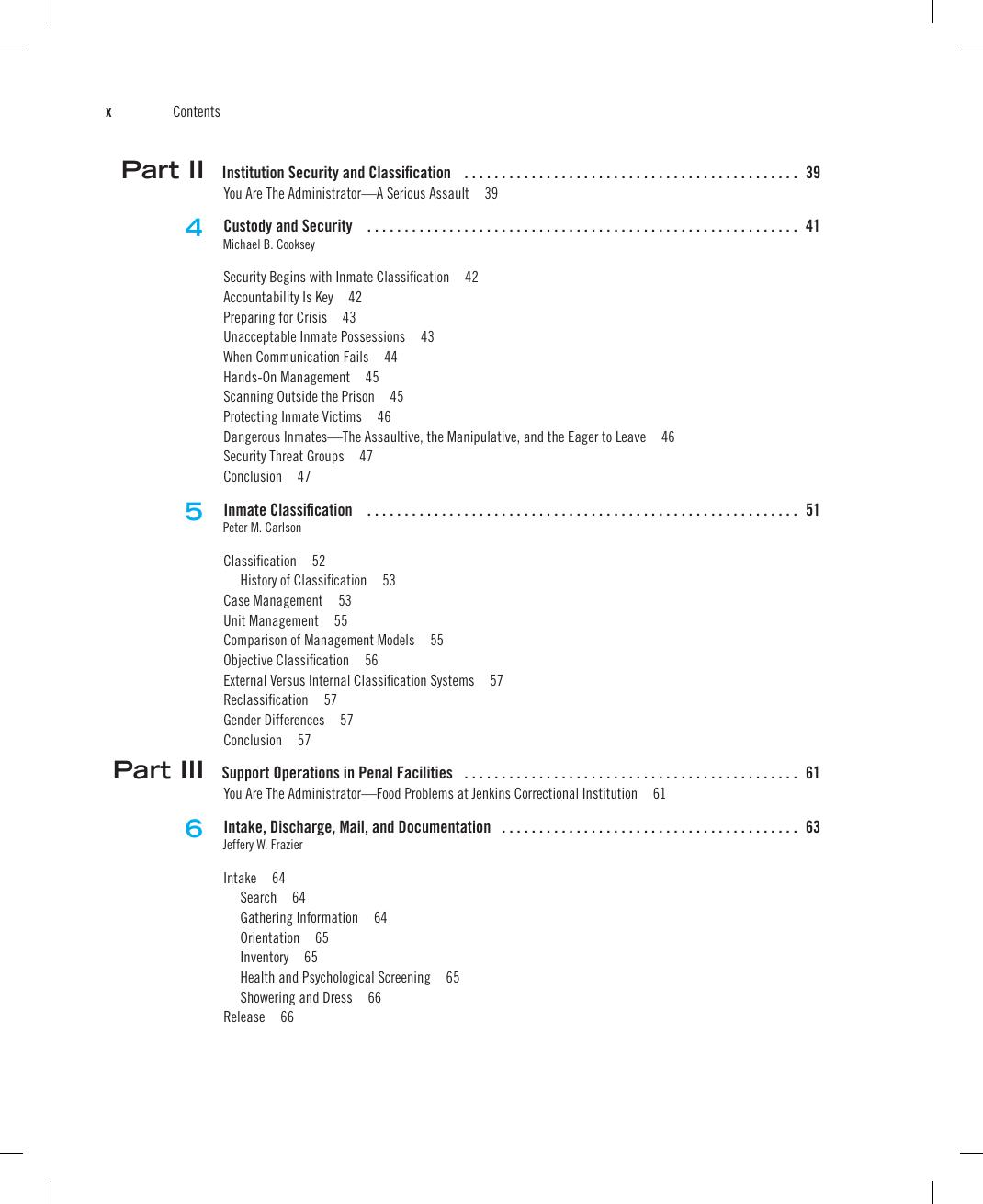 Preview page 10 of Prison and Jail Administration 3rd Edition By Peter Carlson