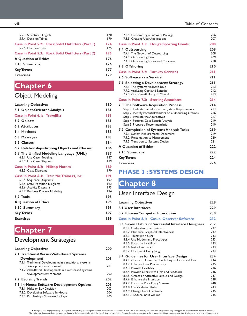 Preview page 7 of Systems Analysis and Design 12th Edition By Scott Tilley