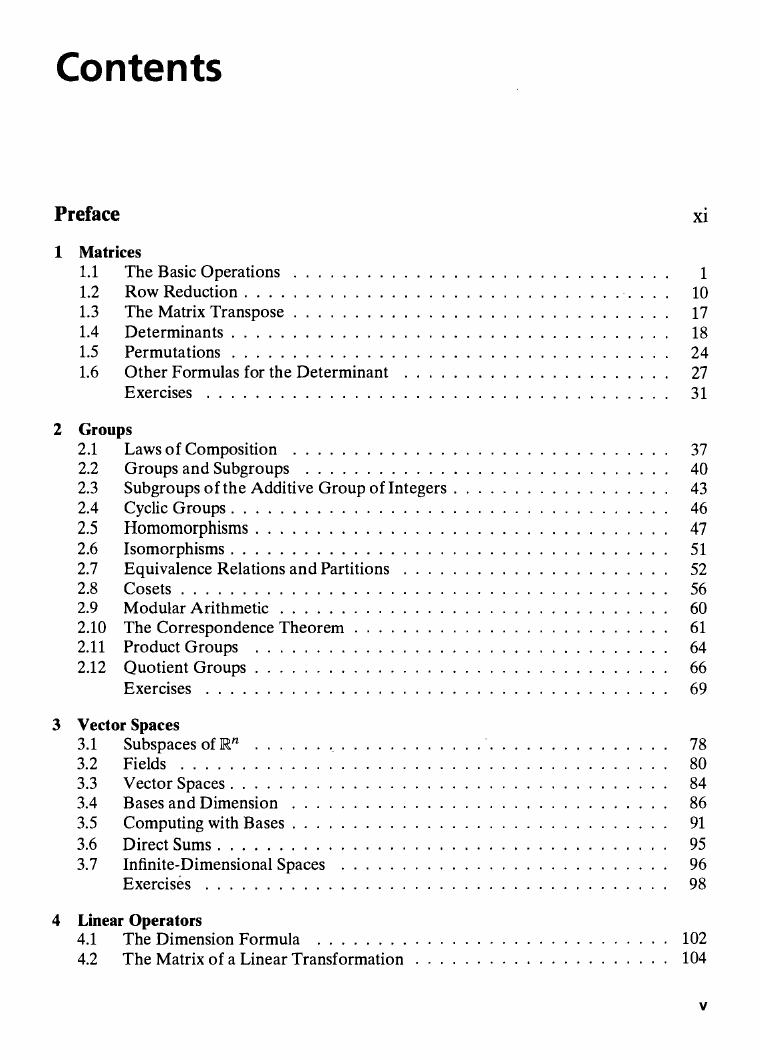 Preview page 3 of Algebra Updated 2nd Edition By Michael Artin