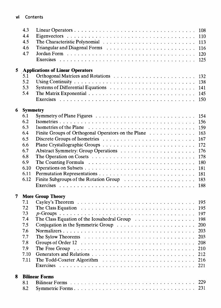 Preview page 4 of Algebra Updated 2nd Edition By Michael Artin