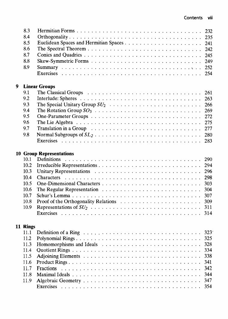 Preview page 5 of Algebra Updated 2nd Edition By Michael Artin