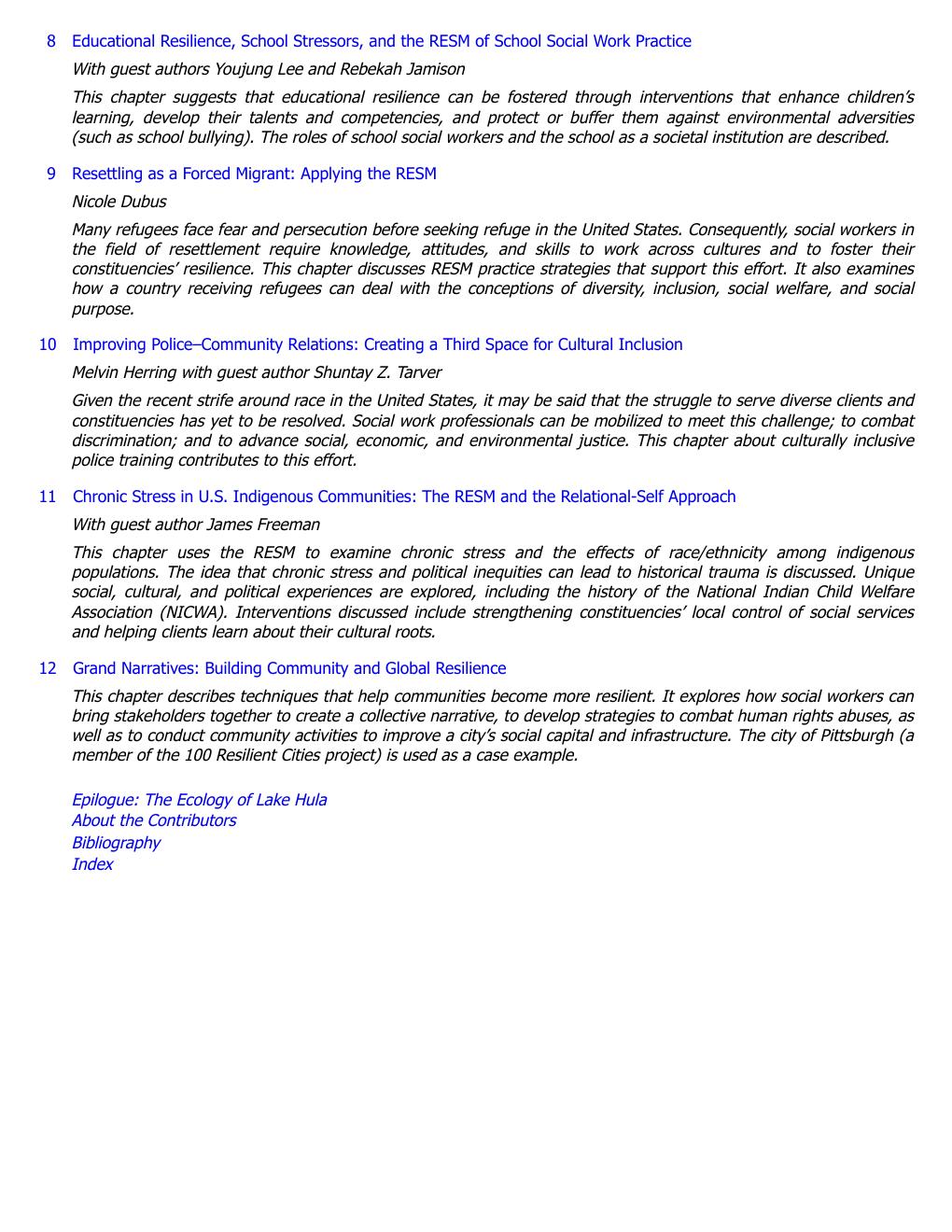 Preview page 6 of Human Behavior Theory and Social Work Practicet 1st Edition By  Roberta R. Greene, Michael Wright, Melvin Herring, Nicol