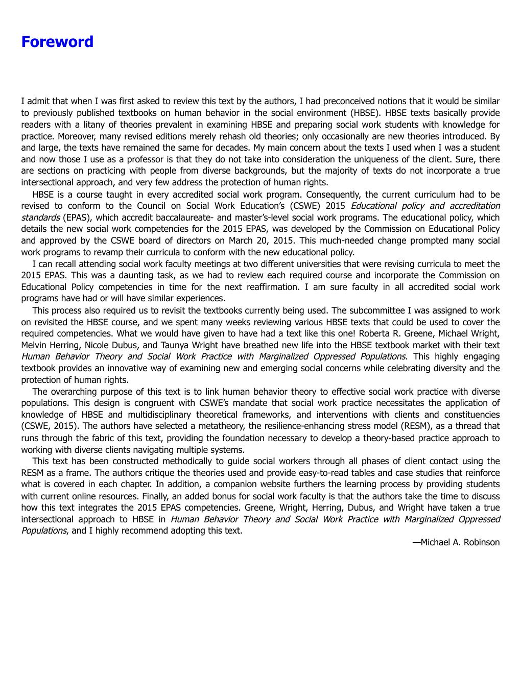 Preview page 9 of Human Behavior Theory and Social Work Practicet 1st Edition By  Roberta R. Greene, Michael Wright, Melvin Herring, Nicol