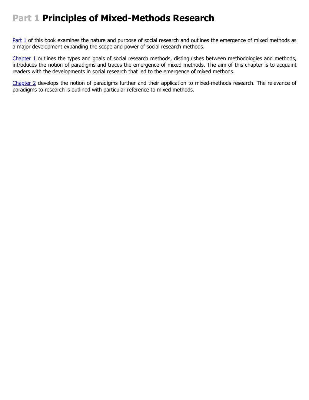 Preview page 10 of Mixing Methods in Social Research Qualitative Quantitative and Combined Methods 1st Edition By Ralph P. Hall