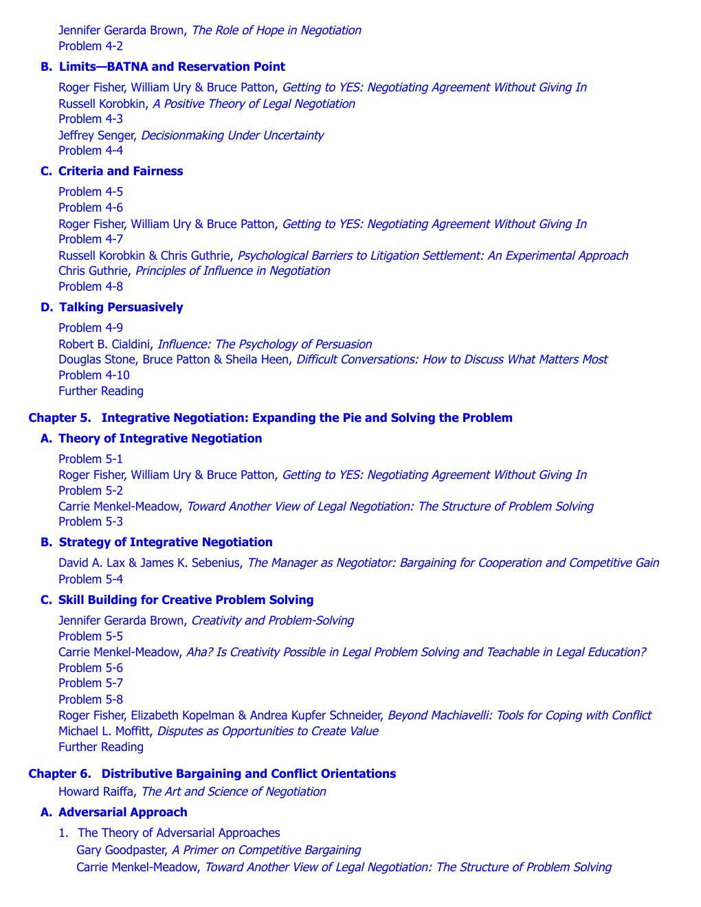 Preview page 10 of Negotiation Process for Problem Solving 3rd Edition By Menkel-Meadow, Schneider, Love