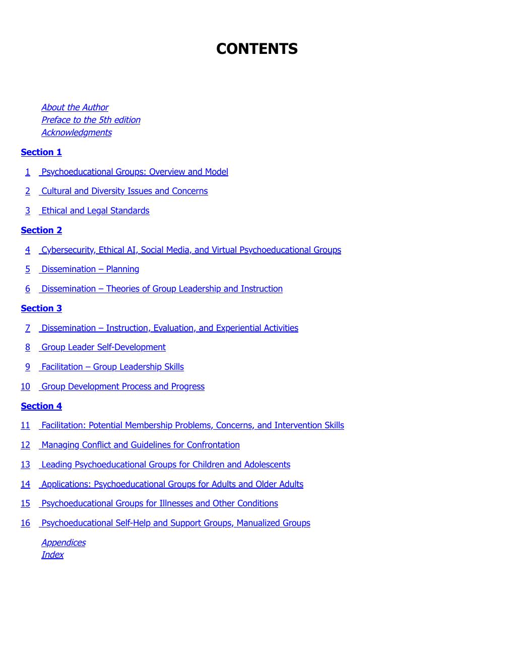 Preview page 7 of Psychoeducational Groups Process and Practice 5th Edition By Nina W Brown