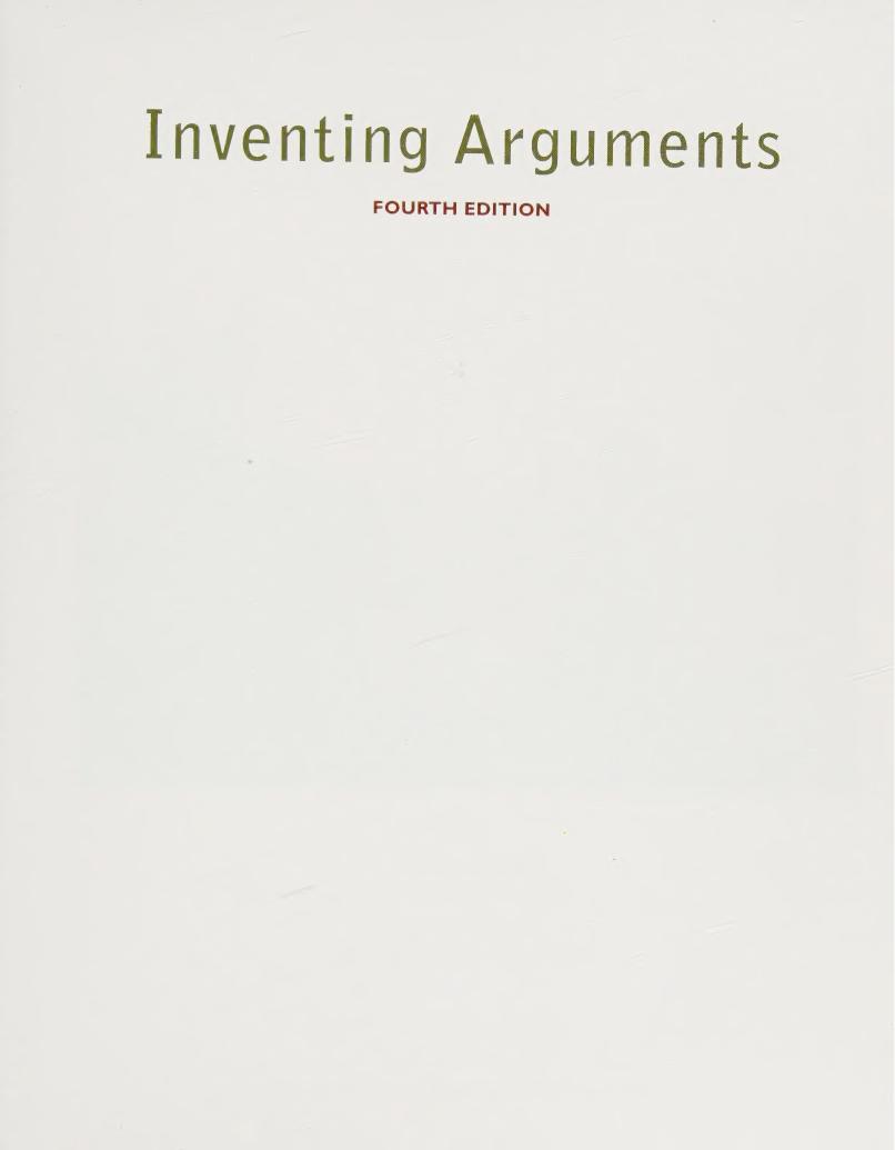 Preview page 2 of Inventing Arguments, Brief 4th Edition By John Mauk, Jhon Metz