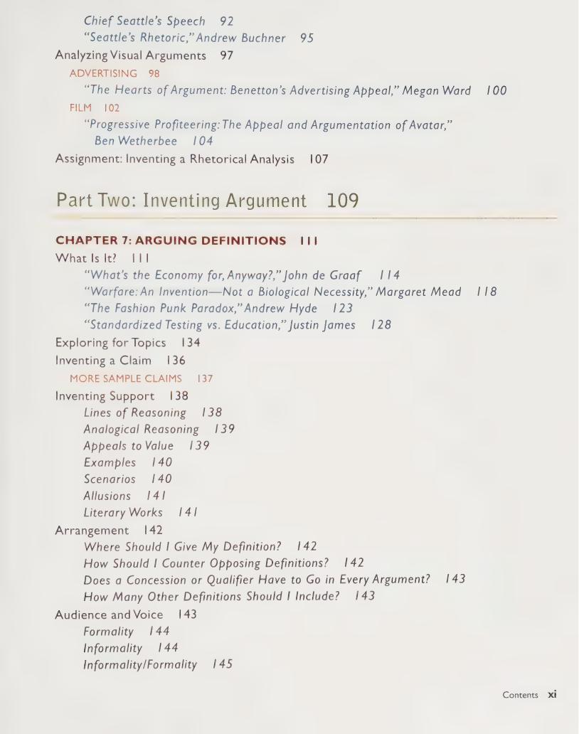 Preview page 10 of Inventing Arguments, Brief 4th Edition By John Mauk, Jhon Metz