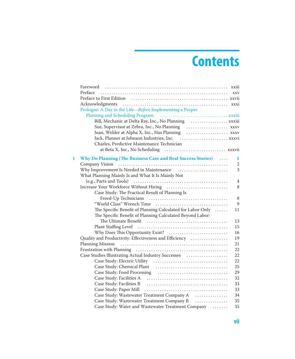 Preview page 8 of Maintenance Planning and Scheduling Handbook, 4th Edition By Richard D. Palmer