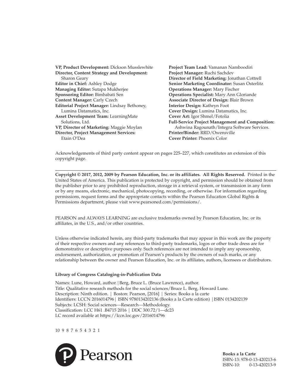 Preview page 3 of Qualitative Research Methods for the Social Sciences 9th Edition By Howard Lune, Bruce Berg