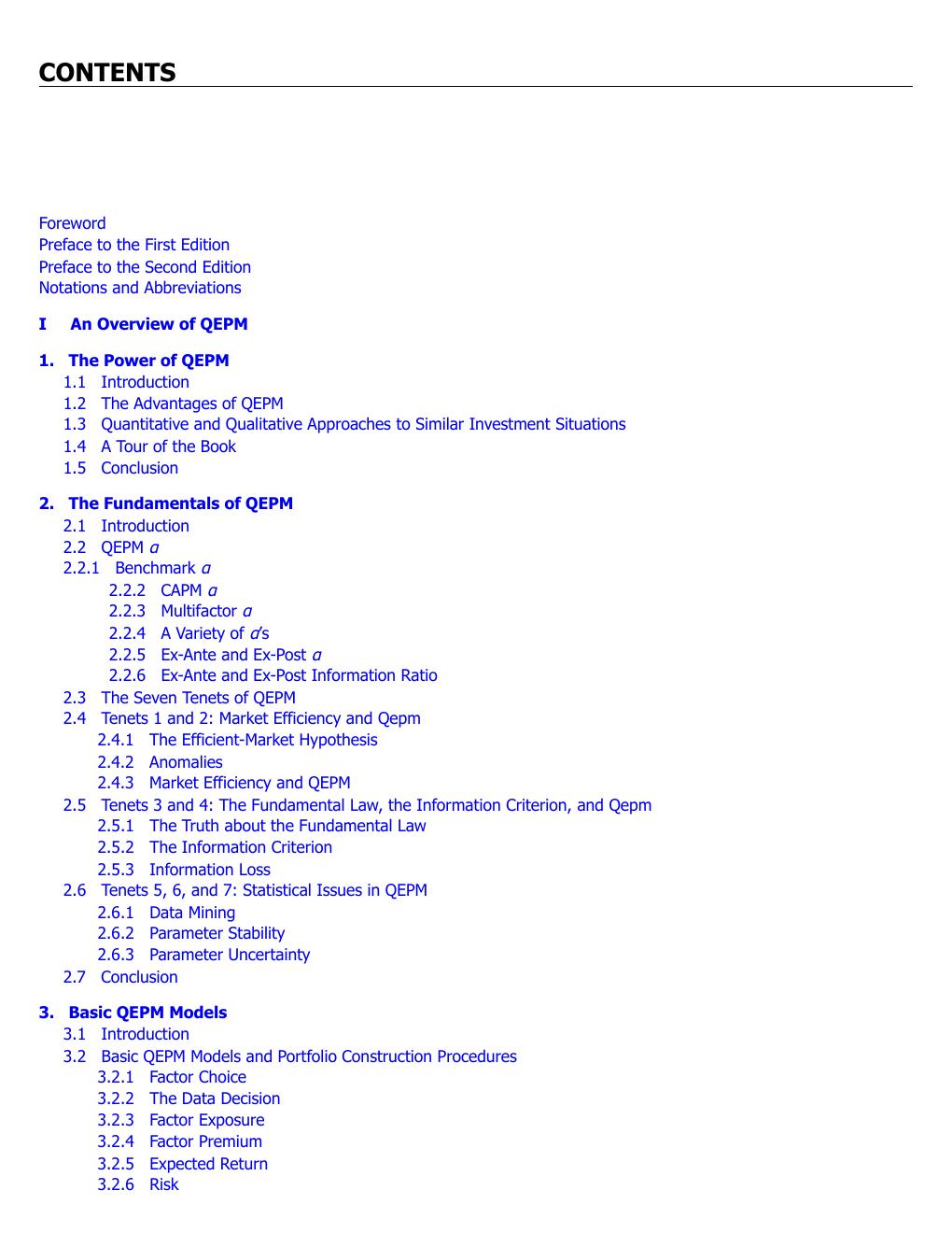 Preview page 4 of Quantitative Equity Portfolio Management 2nd Edition By Ludwig Chincarini, Daehwan Kim