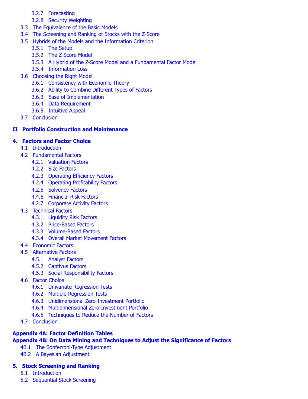 Preview page 5 of Quantitative Equity Portfolio Management 2nd Edition By Ludwig Chincarini, Daehwan Kim