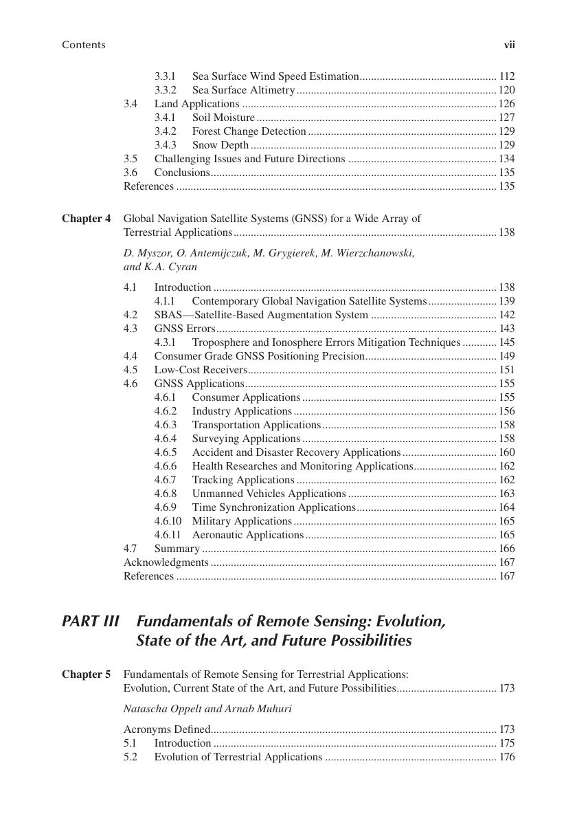 Preview page 7 of Remote Sensing Handbook Sensors Data Normalization Harmonization Cloud Computing and Accuracies 1 Volume 2nd Edition By