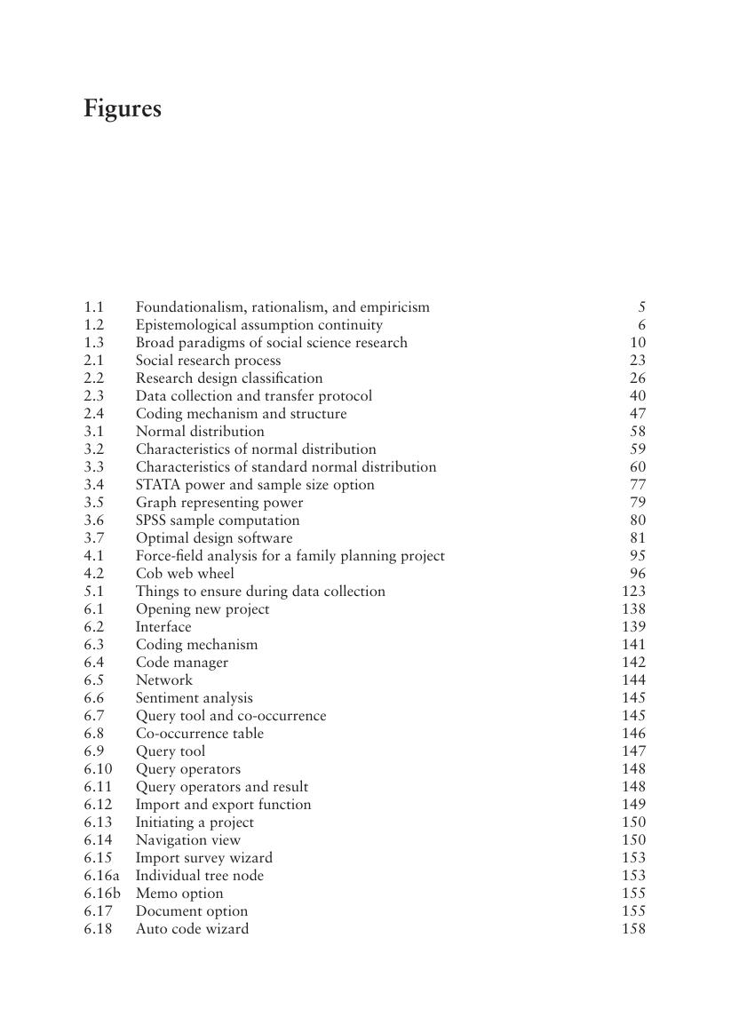 Preview page 6 of Social Research Methods and Applications 1st Edition By Kultar Singh