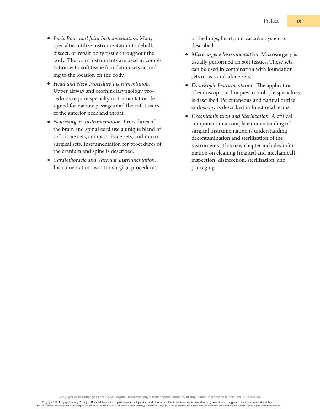 Preview page 9 of Surgical instrumentation 2nd Edition By Nancymarie Phillips