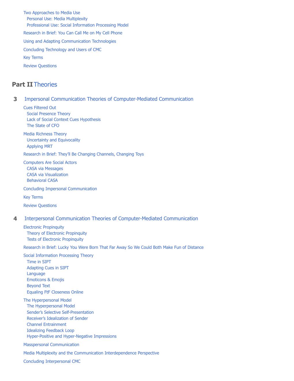 Preview page 6 of Computer-Mediated Communication A Theoretical and Practical Introduction to Online Human Communication 2nd Edition By Ca