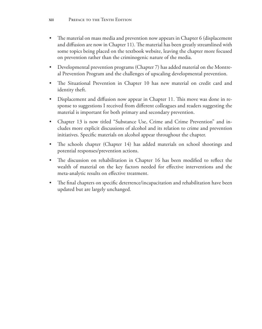 Preview page 10 of Crime Prevention Approaches Practices and Evaluations 10th Edition By Steven Lab