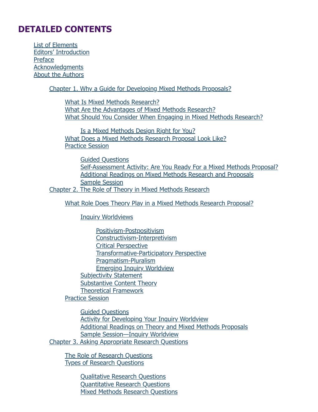 Preview page 7 of Developing a Mixed Methods Proposal A Practical Guide for Beginning Researchers By Jessica DeCuir-Gunby, Paul A. Schutz