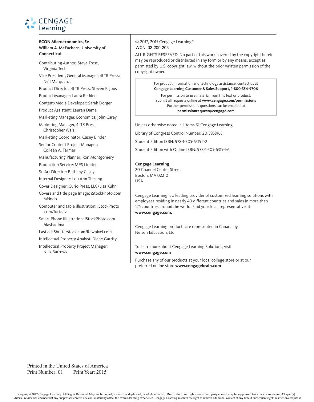 Preview page 4 of ECON MICRO 5th Edition By William A. McEachern