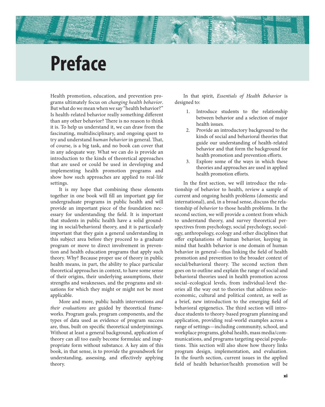 Preview page 9 of Essentials of Health Behavior 3rd Edition By Mark Edberg