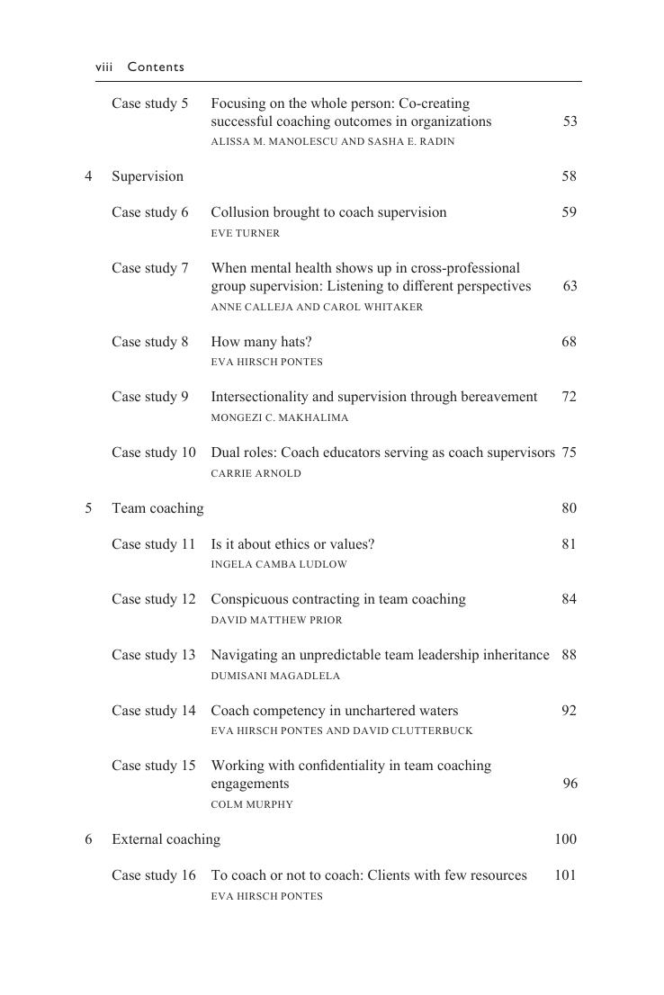 Preview page 9 of Ethical Case Studies for Coach Development and Practice 1st Edition By Smith, Hirsch Pontes, Magadlela, Clutterbuck