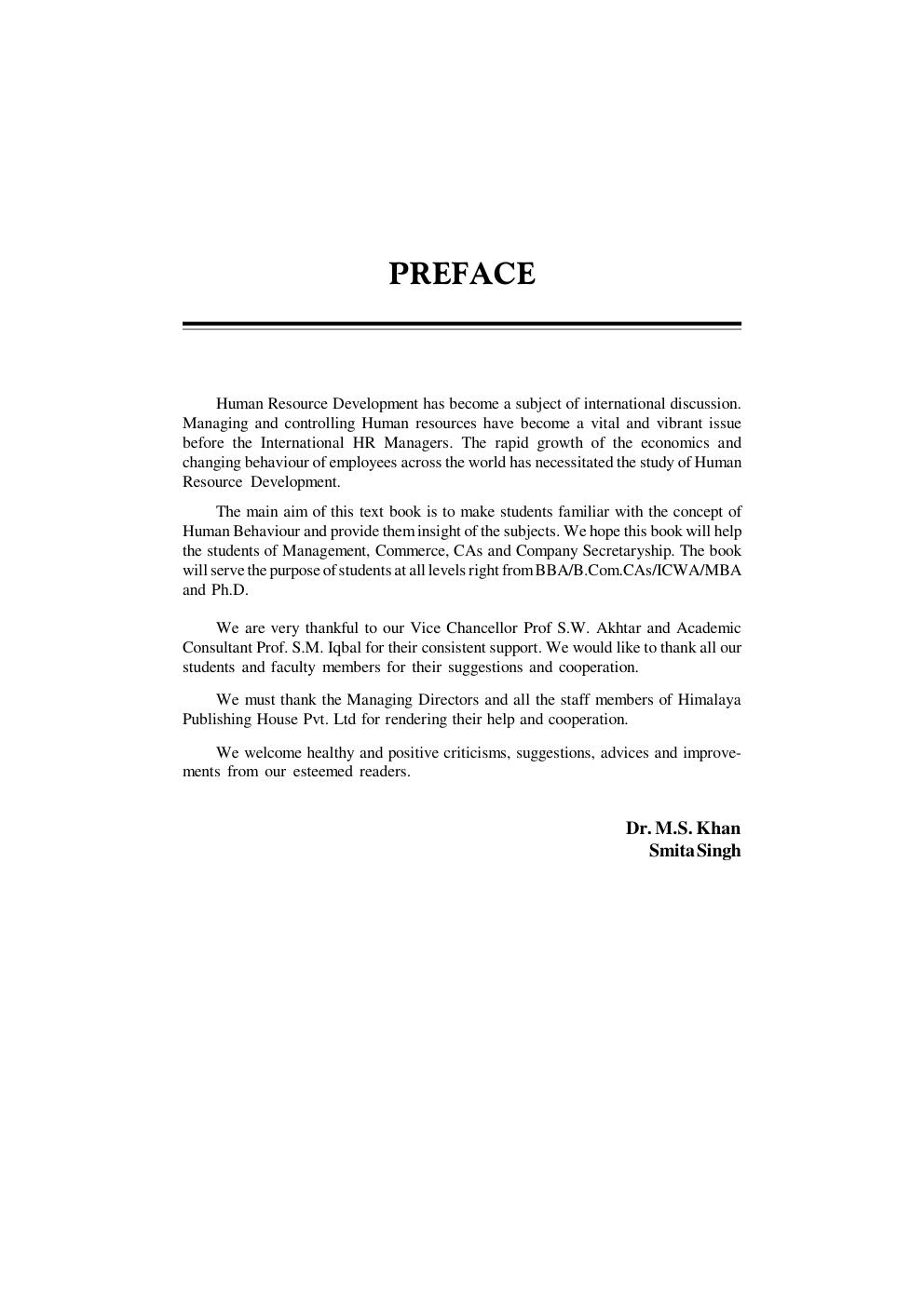 Preview page 4 of Human Resource Development 1st Edition By M.S. Khan, Smita Singh
