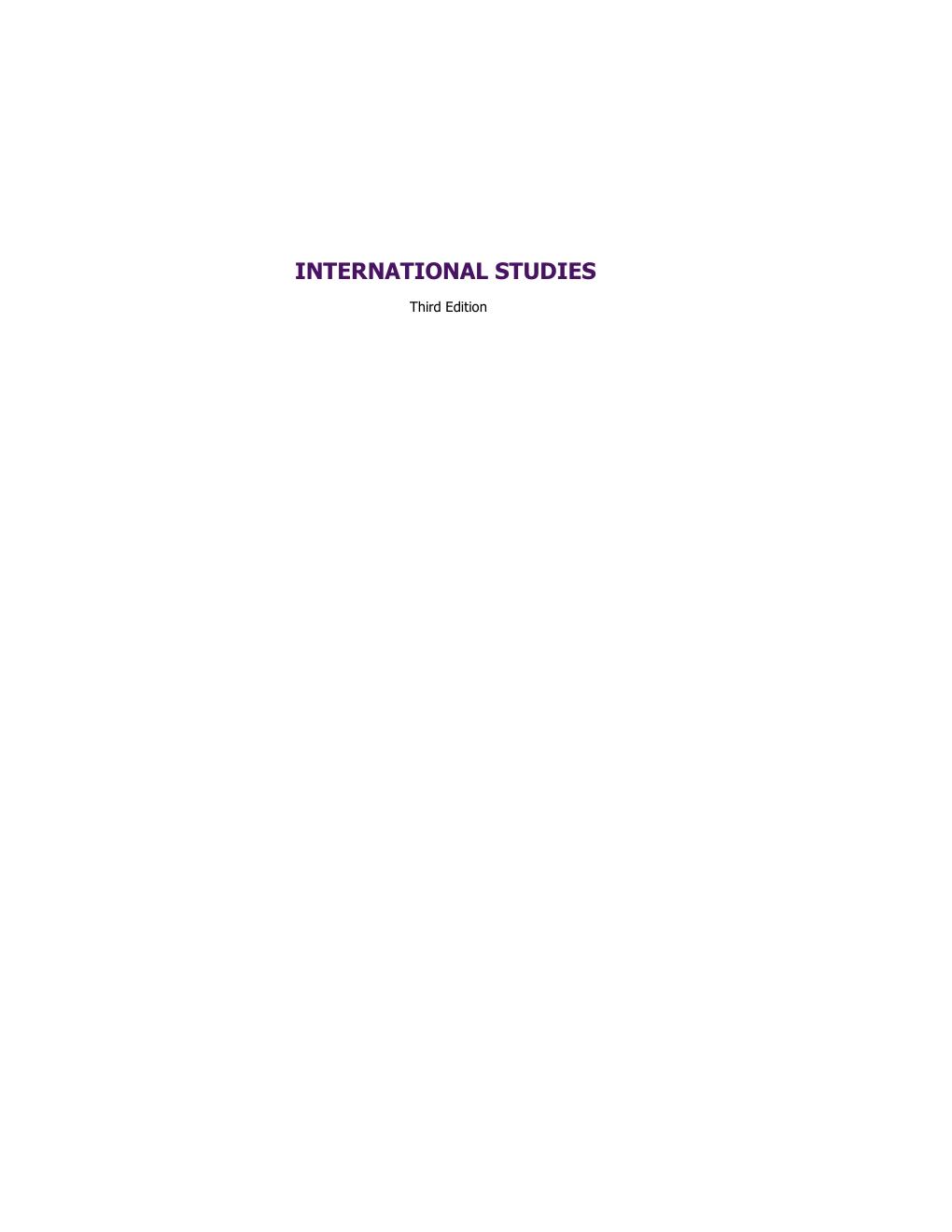 Preview page 2 of International Studies Global Forces Interactions and Tensions 3rd Edition By Scott Straus, Barry Driscoll
