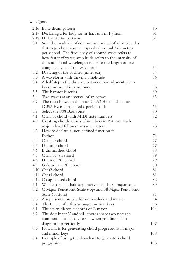 Preview page 9 of Introduction to Digital Music with Python Programming Learning Music with Code 1st Edition By Michael Horn, Melanie West