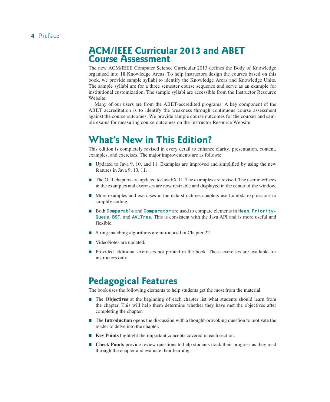 Preview page 5 of Introduction to Java Programming and Data Structures Comprehensive Version 12th Global Edition By Daniel Liang ISBN: 978