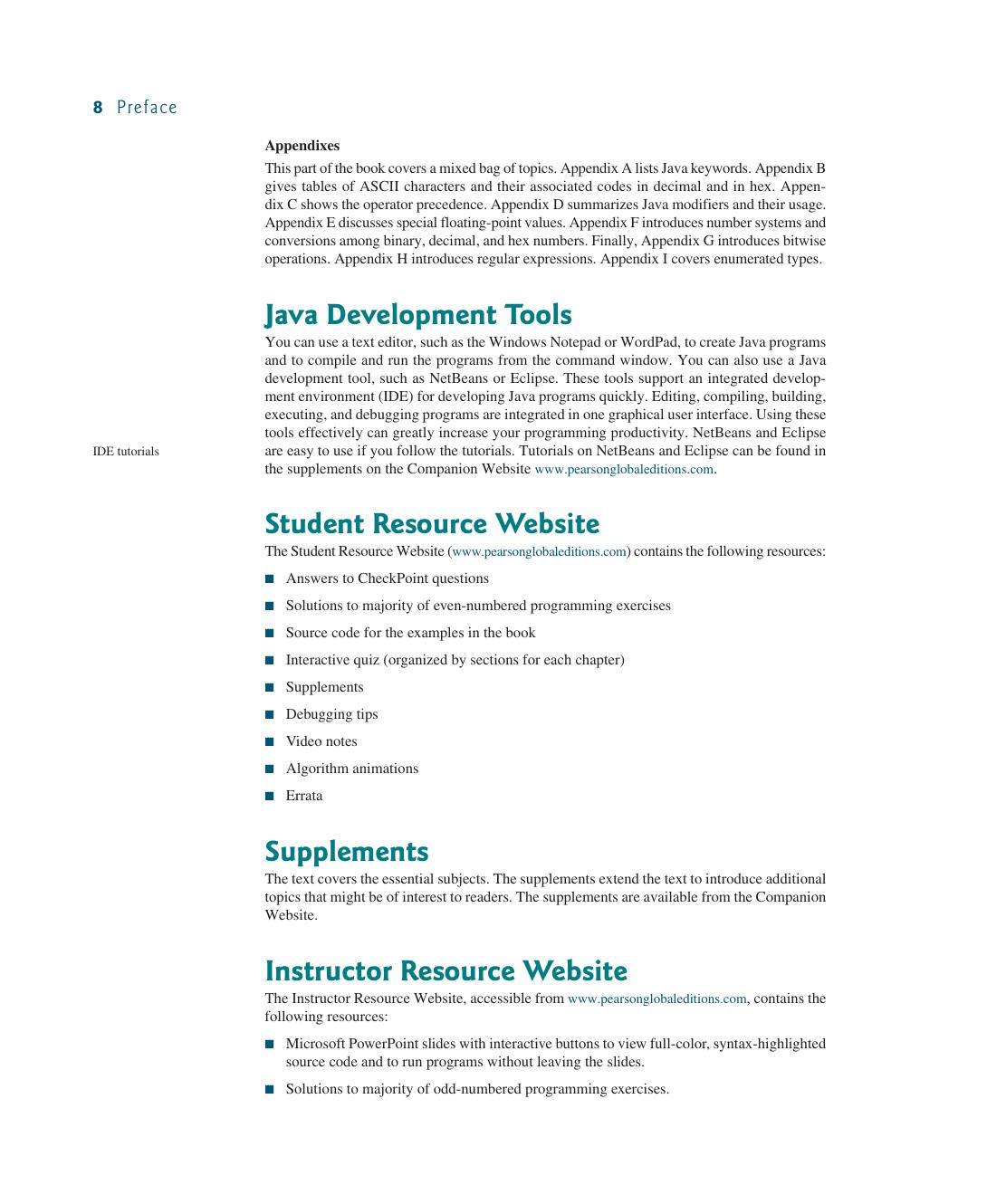 Preview page 9 of Introduction to Java Programming and Data Structures Comprehensive Version 12th Global Edition By Daniel Liang ISBN: 978
