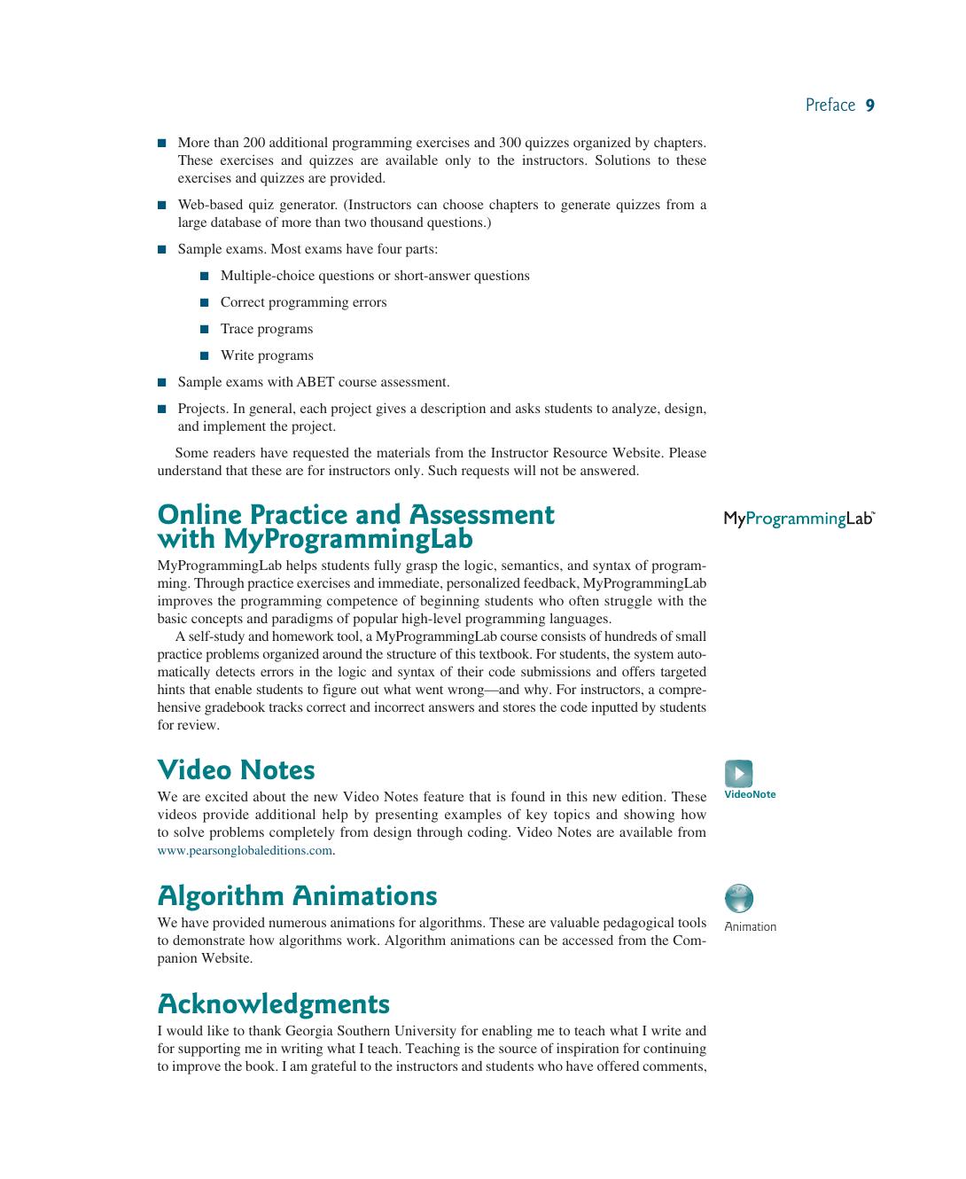 Preview page 10 of Introduction to Java Programming and Data Structures Comprehensive Version 12th Global Edition By Daniel Liang ISBN: 978