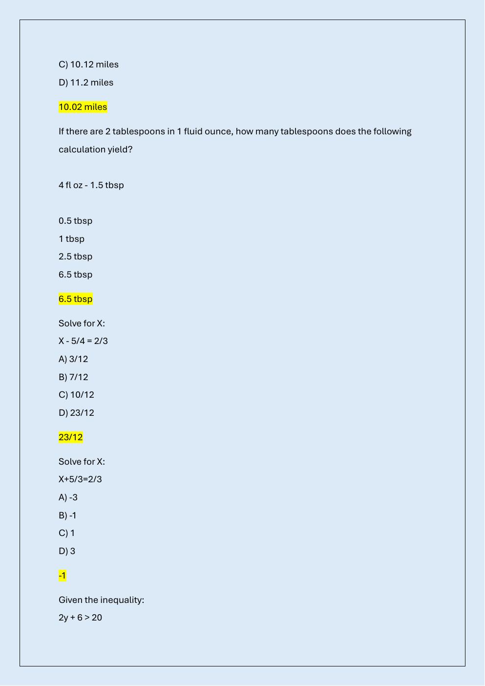 Preview page 6 of WGU C955 OA APPLIED PROBABILTY AND  STATISTICS OBJECTIVE ASSESSMENT  PREP/C955 OA PREP EXAM