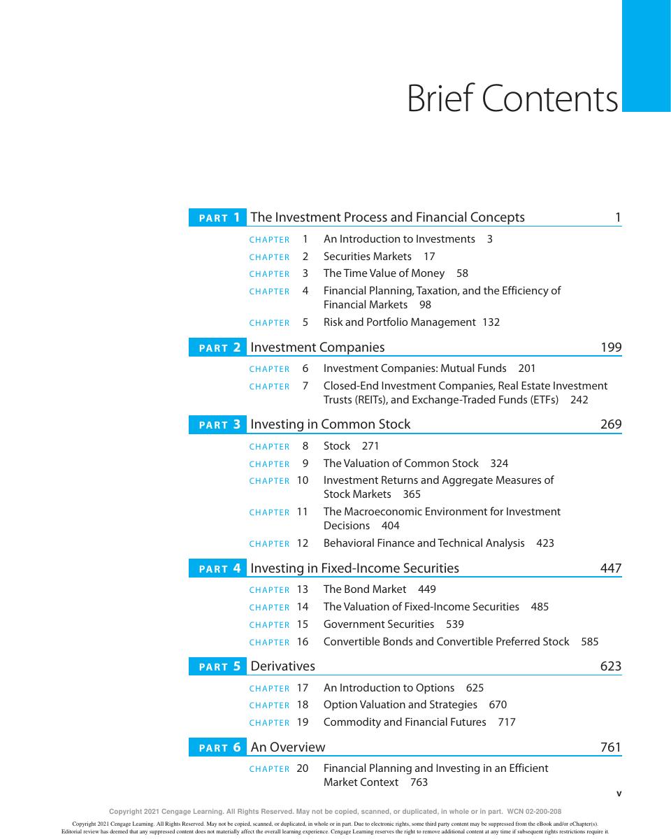 Preview page 6 of Investments An Introduction 13th Edition By Herbert Mayo