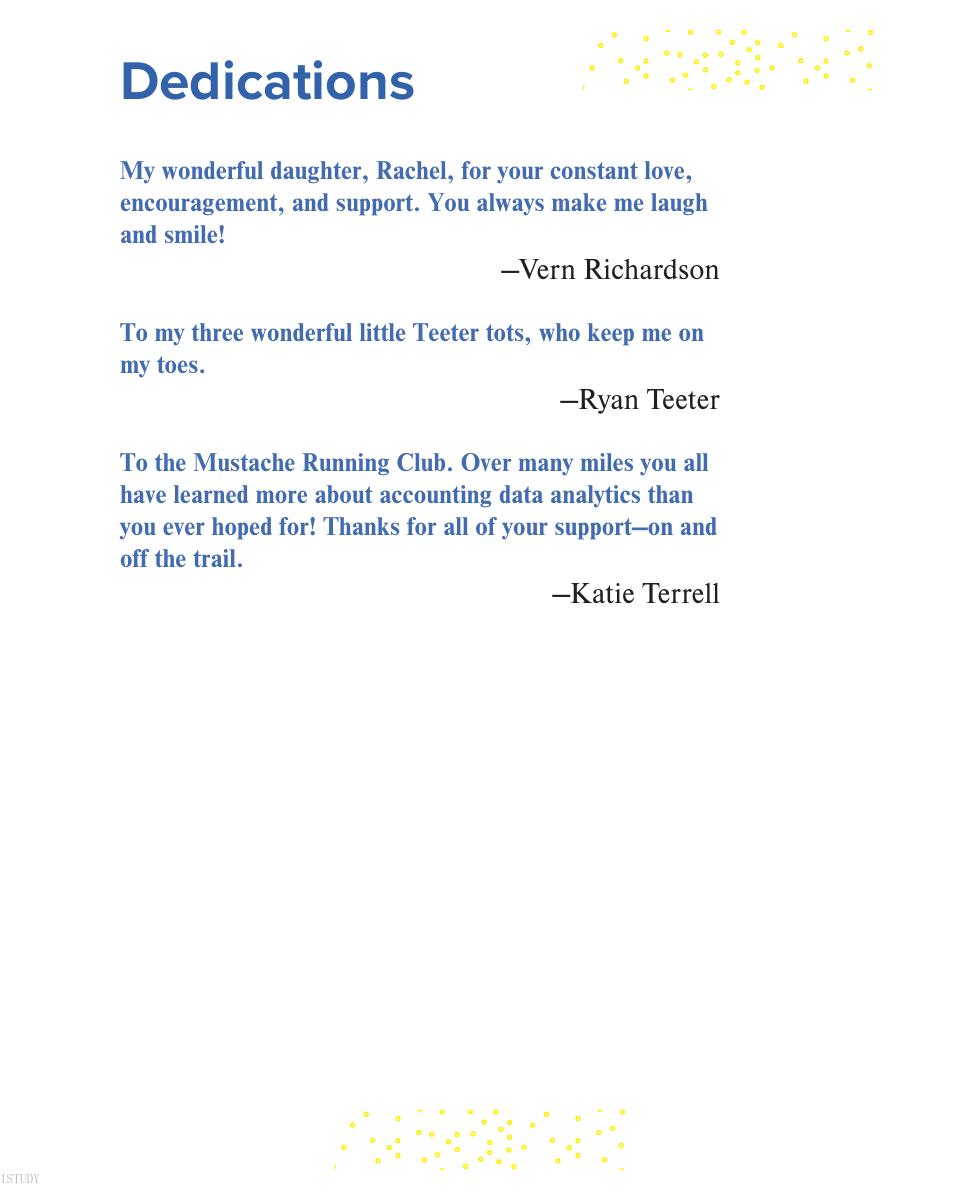 Preview page 4 of ISE Data Analytics for Accounting 3rd Edition By Vernon Richardson Professor, Katie Terrell, Ryan Teeter