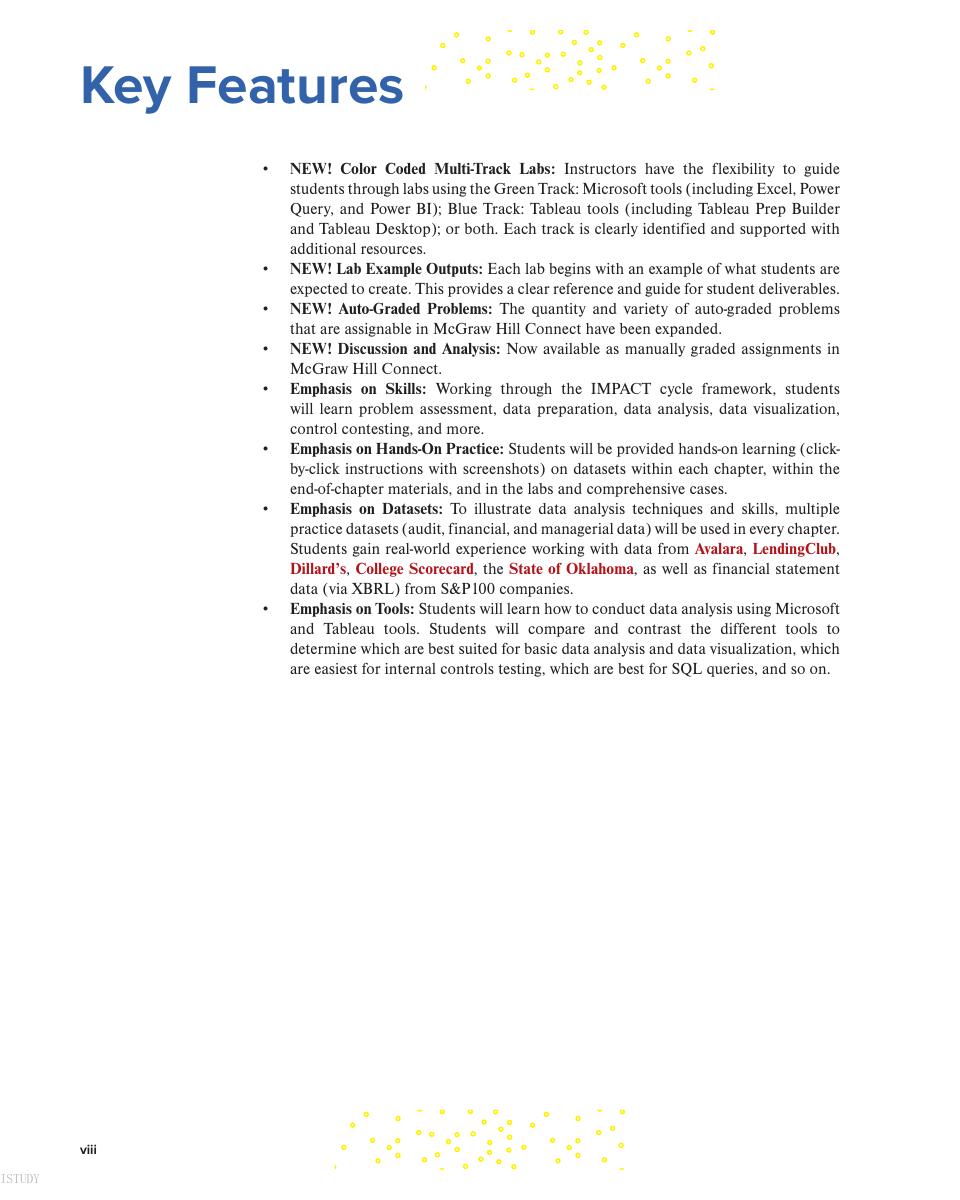 Preview page 9 of ISE Data Analytics for Accounting 3rd Edition By Vernon Richardson Professor, Katie Terrell, Ryan Teeter