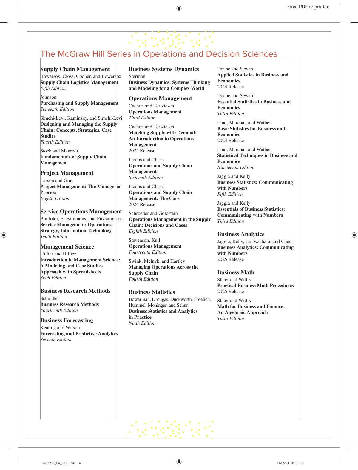 Preview page 4 of ISE Practical Business Math Procedures 2025 Release By Jeffrey Slater, Sharon Wittry