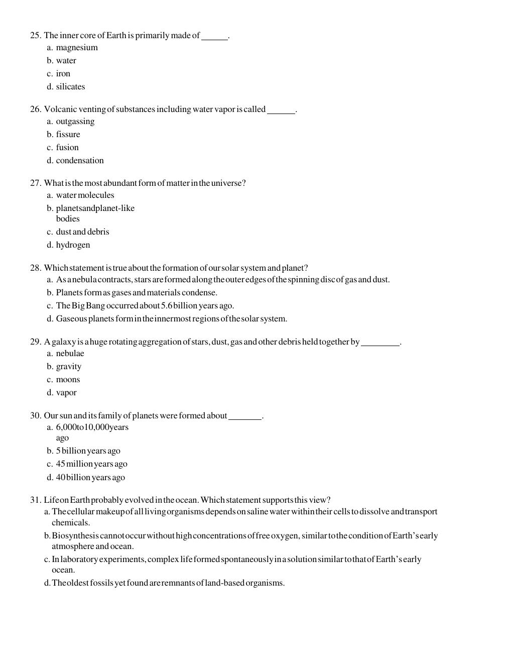Preview page 6 of Test Bank for Essentials of Oceanography 7th Edition by Tom Garrison |  Complete Edition
