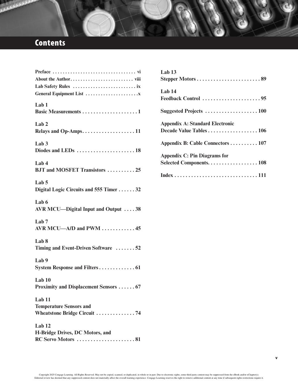 Preview page 5 of Laboratory Exercises in Mechatronics 2nd Edition By Musa Jouaneh