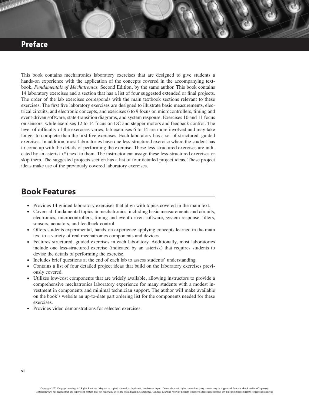 Preview page 6 of Laboratory Exercises in Mechatronics 2nd Edition By Musa Jouaneh