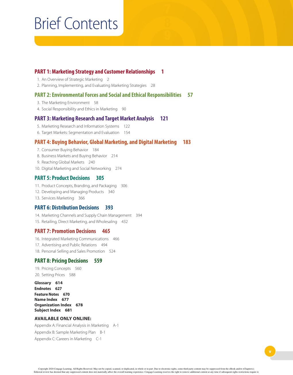 Preview page 6 of Marketing 20th Edition By William Pride, Ferrell