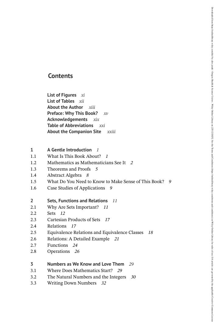 Preview page 7 of Mathematics for the Digital Systems Engineer 1st Edition By Chris J. Mitchell