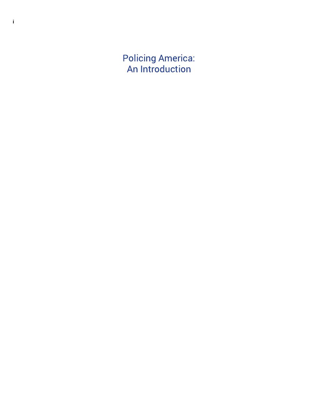 Preview page 2 of Policing America An Introduction 3rd Edition By Willard M. Oliver
