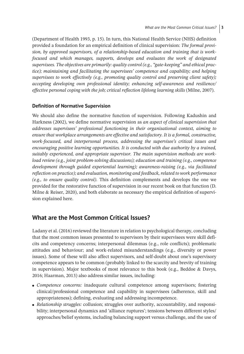 Preview page 10 of Resolving Critical Issues in Clinical Supervision 1st Edition By Derek Milne, Robert Reiser
