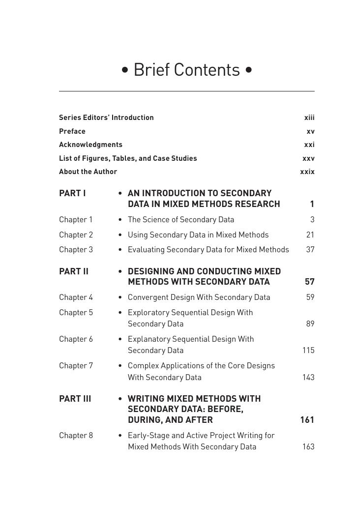 Preview page 6 of Secondary Data in Mixed Methods Research 1st Edition By Daphne C Watkins